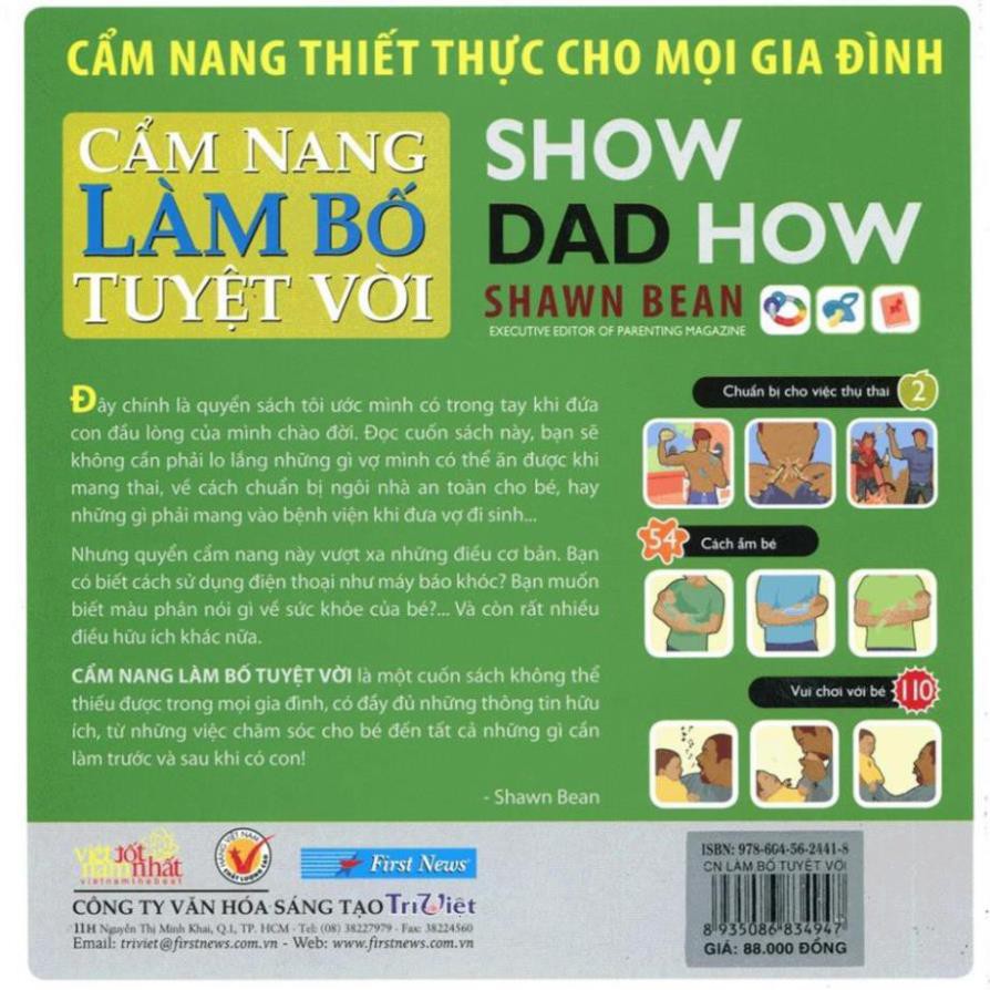 Sách First News - Cẩm Nang Làm Bố Tuyệt Vời