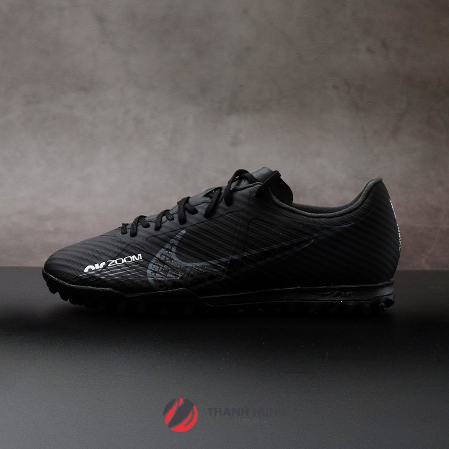 GIÀY ĐÁ BÓNG CHÍNH HÃNG NIKE ZOOM MERCURIAL VAPOR 15 ACADEMY TF - DJ5635-001 - ĐEN/TRẮNG