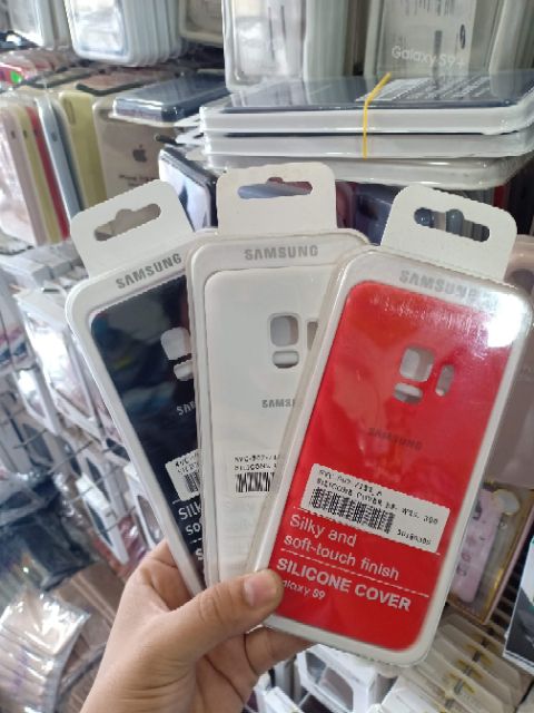Ốp lưng chống bẩn silicon cover cho Galaxy S9+/ S9 Plus - Nhiều màu
