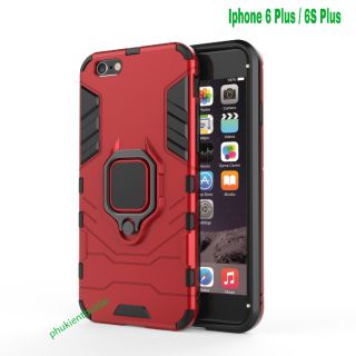 Ốp lưng Iphone 6 Plus / 6S Plus chống sốc Iron Man Iring cao cấp