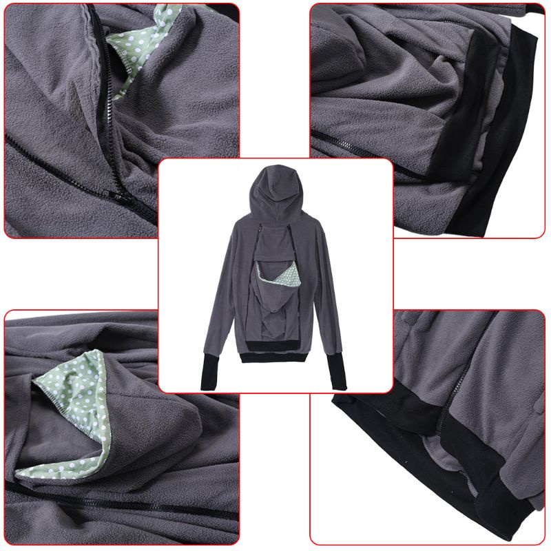 Áo Hoodie Giữ Ấm Mùa Đông Cho Mẹ Bầu
