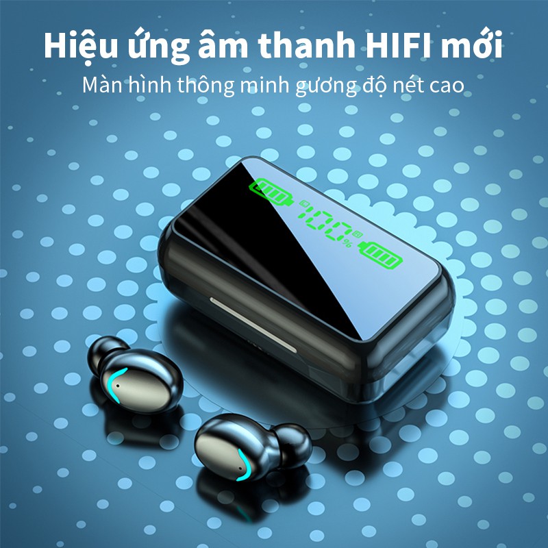 Tai nghe không dây R11 Tai nghe Tws nhét trong thể với Bluetooth 5.1 với gương soi độ nét cao