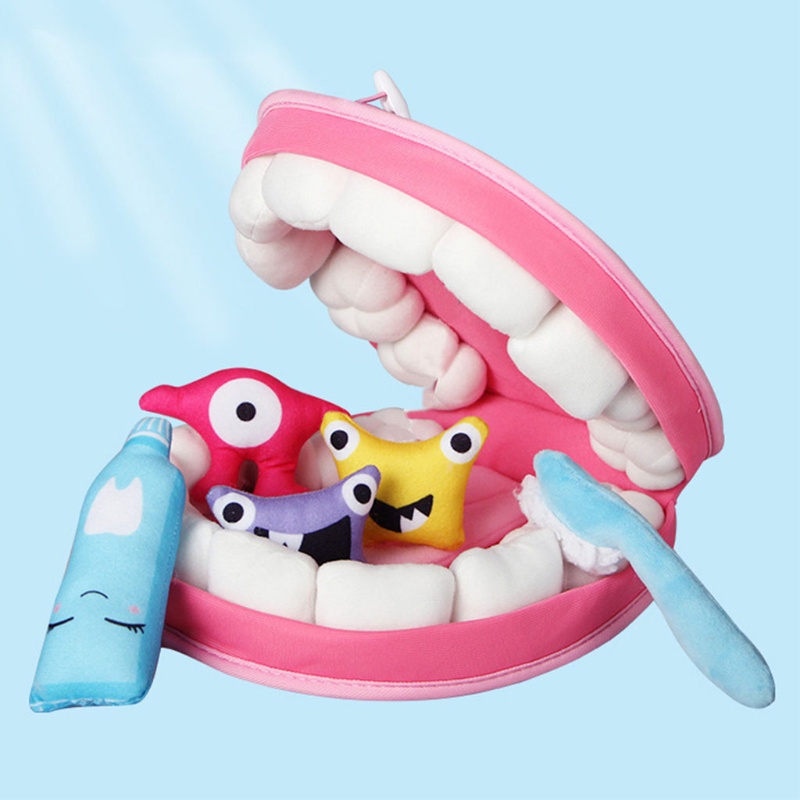 Đồ Chơi Nhồi Bông Hình Bàn Chải Đánh Răng Dễ Thương Cho Bé