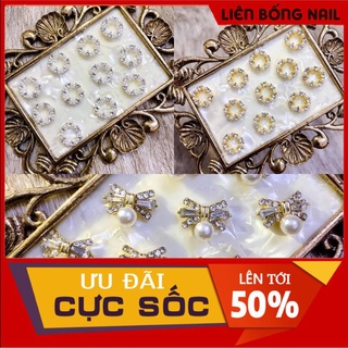 charm nơ loại 1 - phụ kiện nail