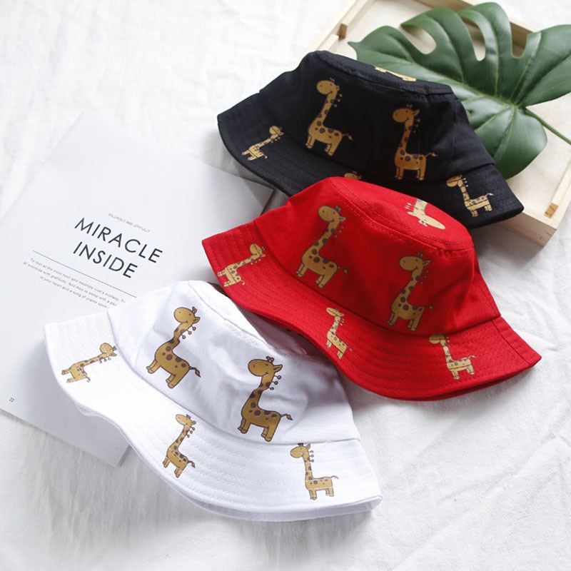 Mũ Tai Bèo Chống Nắng In Họa Tiết Hoạt Hình Thời Trang Xuân Hè Cho Bé Trai Và Gái