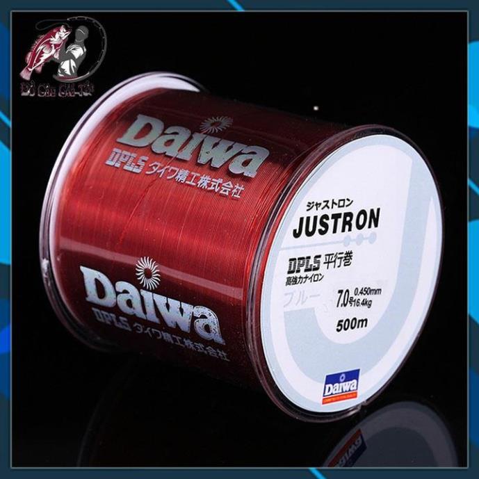 [Chât Lượng] Cước Daiwa, Cước Câu Cá Daiwa Juston 500m Dây Câu Cá, Cước Làm Trục Thẻo Câu Đài