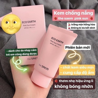 Kem Chống Nắng The Saem - Kcn The Seam Eco Earth Power Sun Cream [ MẪU MỚI NHẤT ]