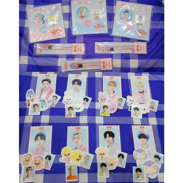 Set ảnh phụ kiện nhóm nhạc STRAY KIDS - SKZ'S CHOCOLATE FACTORY