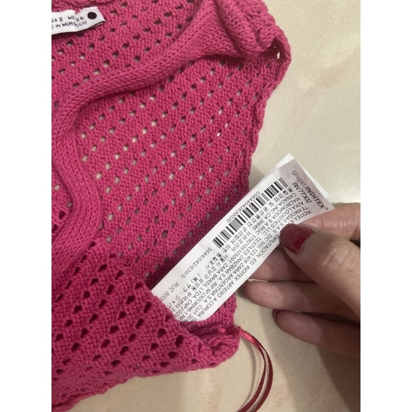 Áo 2 dây dáng crop len móc