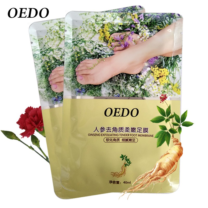 Set 2 mặt nạ ủ da chân OEDO thành phần tự nhiên loại bỏ lớp da khô cứng làm sáng da chân | BigBuy360 - bigbuy360.vn