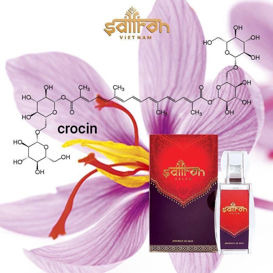 Nhụy Hoa Nghệ Tây SAFFRON SALAM Lọ 1Gr