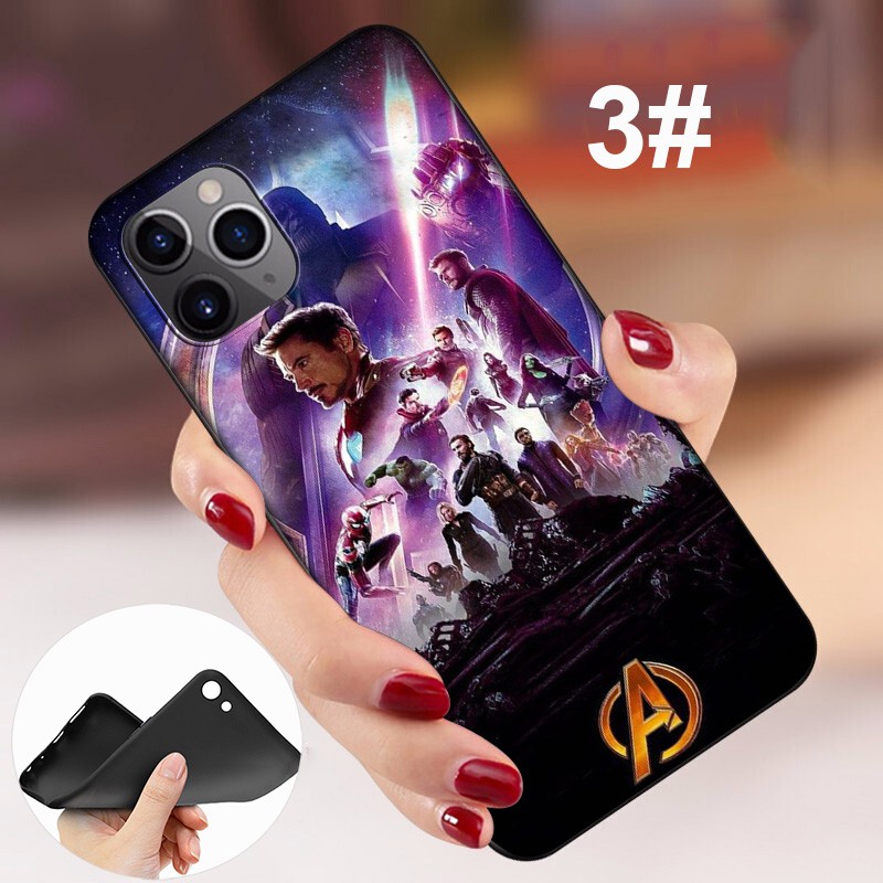 Ốp điện thoại TPU mềm hình Avengers Endgame Marvel 11LF cho iPhone X Xs Max XR 6 6s 7 8 Plus 5 5s SE 2020 6+ 6s+ 7+ 8+