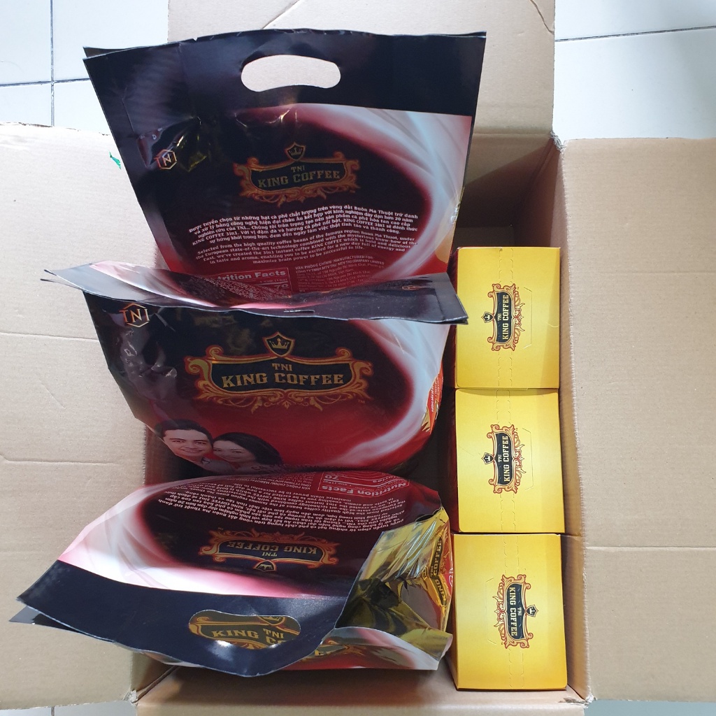 Cà phê hòa tan KING COFFEE 3IN1-Túi 88 gói x16g (1,4kg) | BigBuy360 - bigbuy360.vn