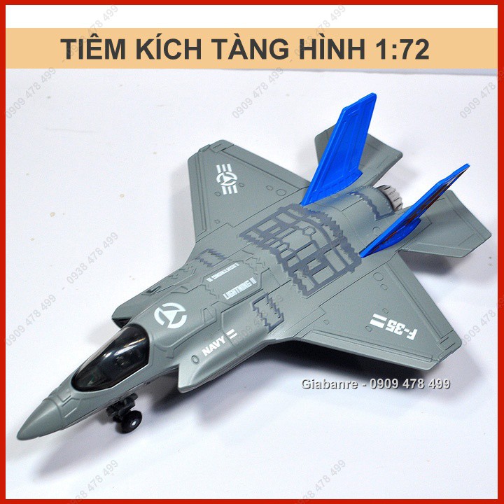 Mô Hình Máy Bay Tàng Hình Kiểu Dáng F35 - Tỉ Lệ 1:72 - 7799