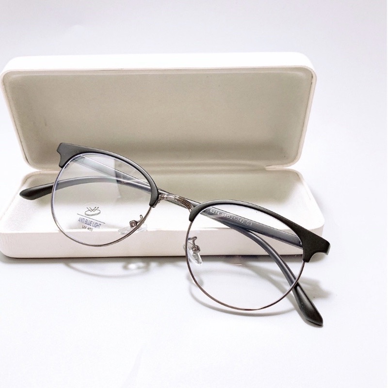 Gọng kính nam nữ TAMANHEYEWEAR nửa viền kim loại nhiều màu đã kèm mắt không độ