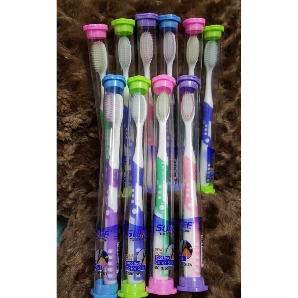 Bộ 10  Bàn Chải Đánh Răng Ống Đựng Sợi Siêu Nhỏ Siêu Mềm - Jordan Store