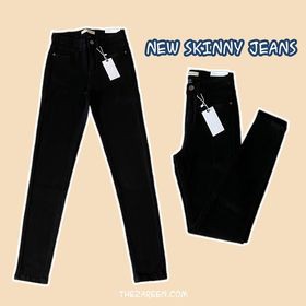 QUẦN JEANS SKINNY ĐEN TRƠN ZAREEN JEA90 | BigBuy360 - bigbuy360.vn