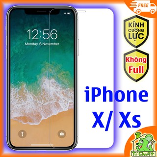Kính cl ip.hone x/ xs - cường lực 2.5d ko full, 9h-0.26mm