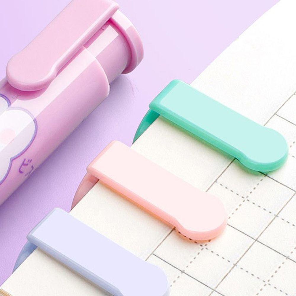 1 Bộ Gôm Tẩy Dạng Nhấn Kèm Lõi Thay Thế Tiện Dụng Cho Trường Học / Văn Phòng