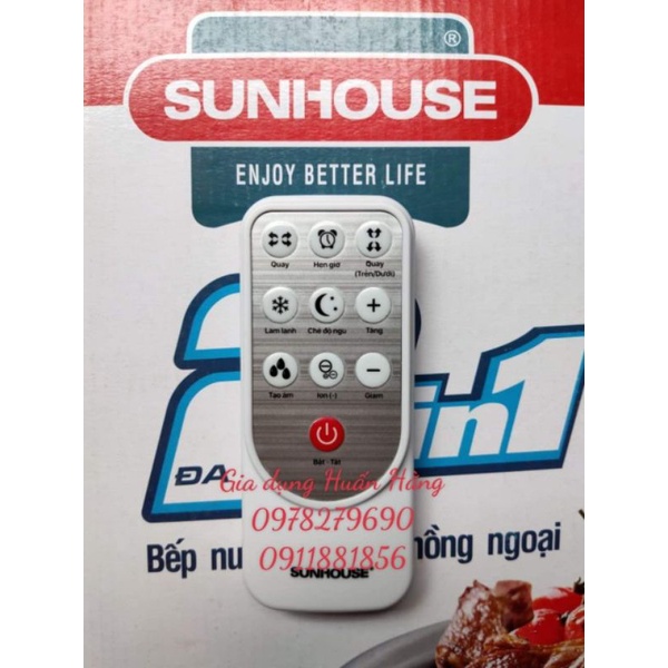 BƠM QUẠT ĐIỀU HOÀ SUNHOUSE SHD7720 MỚI CHÍNH HÃNG