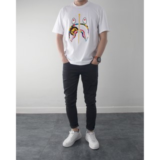 Áo thun cổ tròn ape babe milo và mẫu shark Nigo trẻ trung thanh lịch vải cotton cao cấp