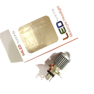 Đèn led pha 2 màu chân h4 lắp cho mọi dòng ô tô xe máy