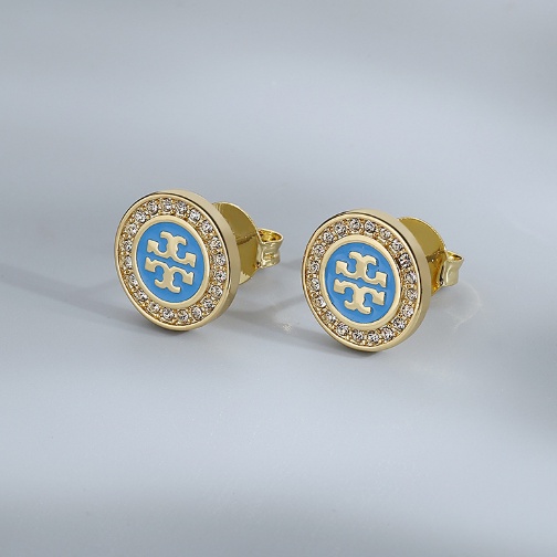 Khuyên Tai Toryburch Miller Pav Mạ Bạc 925s Phong Cách Âu Mỹ