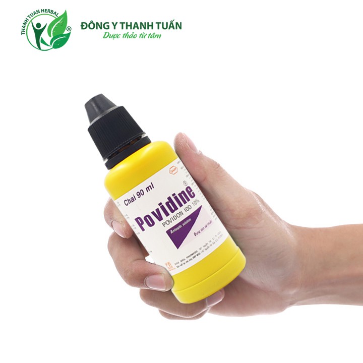 Combo 05 Chai sát khuẩn Povidine 90ml - Sát trùng và làm khô vết thương