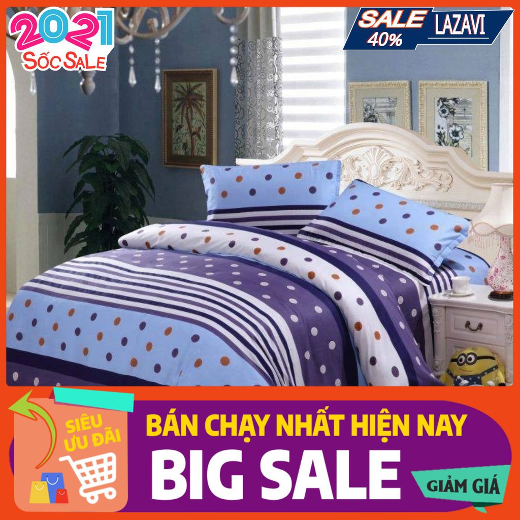 Bộ ga gối chấm bi to LV25