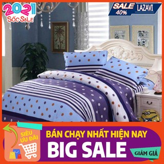 Bộ ga gối chấm bi to lv25