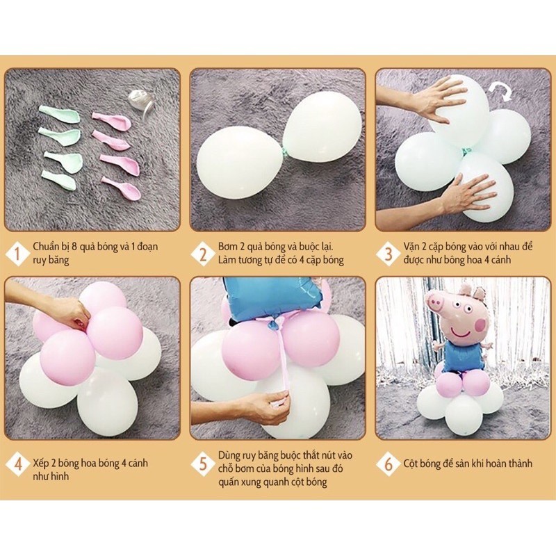 Set trang trí sinh nhật tuổi chuột cho bé gái, bé trai đơn giản dễ làm tại nhà RCB009