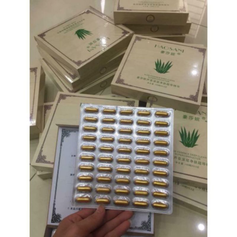 Viên Hút Chì Thải Độc Tố HAOSANI - Hộp 100v Chính Hãng