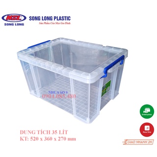 Thùng nhựa mỹ 2555-2 35 lít