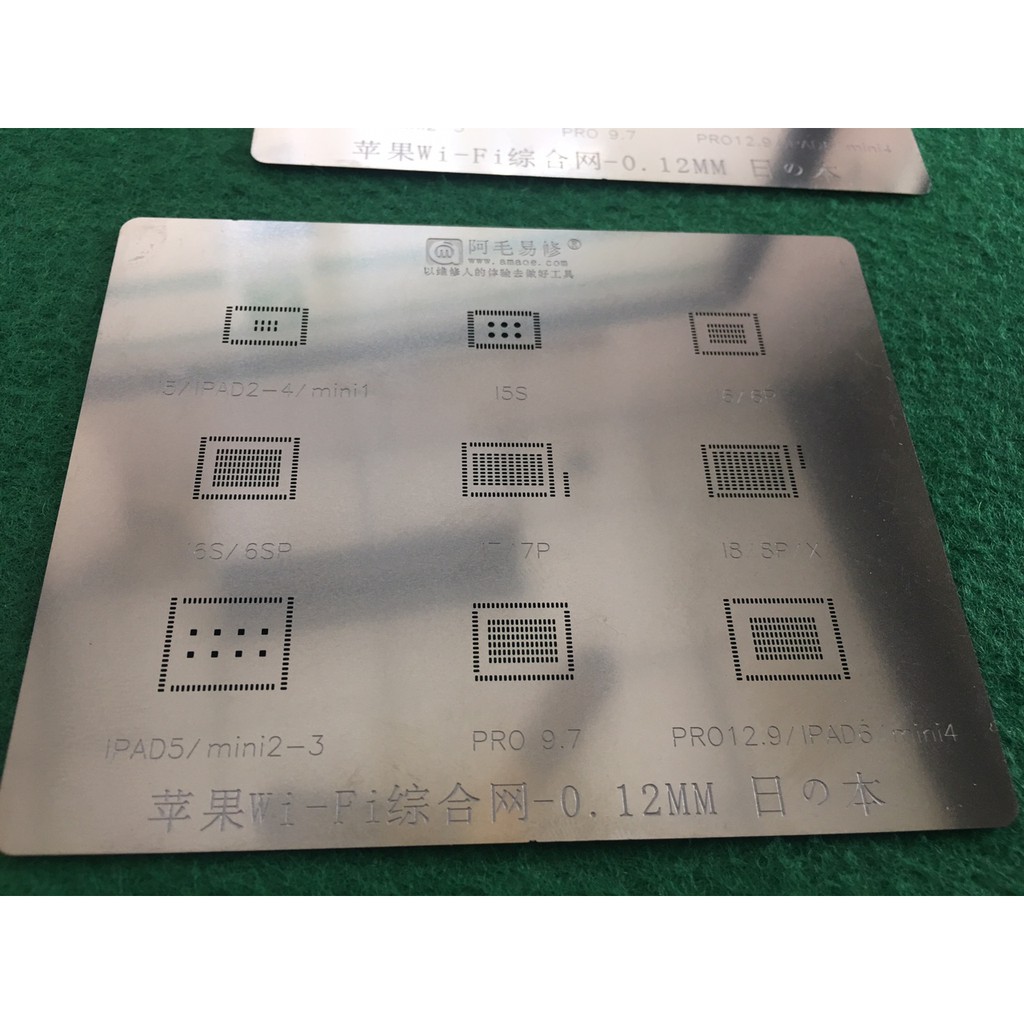 Vỉ Làm Chân IC Iphone Ipad Xịn