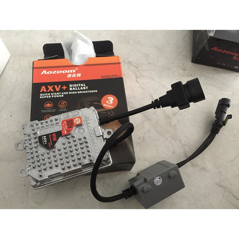 Bóng đèn xenon Aozoom và Ballast Aozoom tăng sáng H11, H7, 9005, H1, 9012, 9006