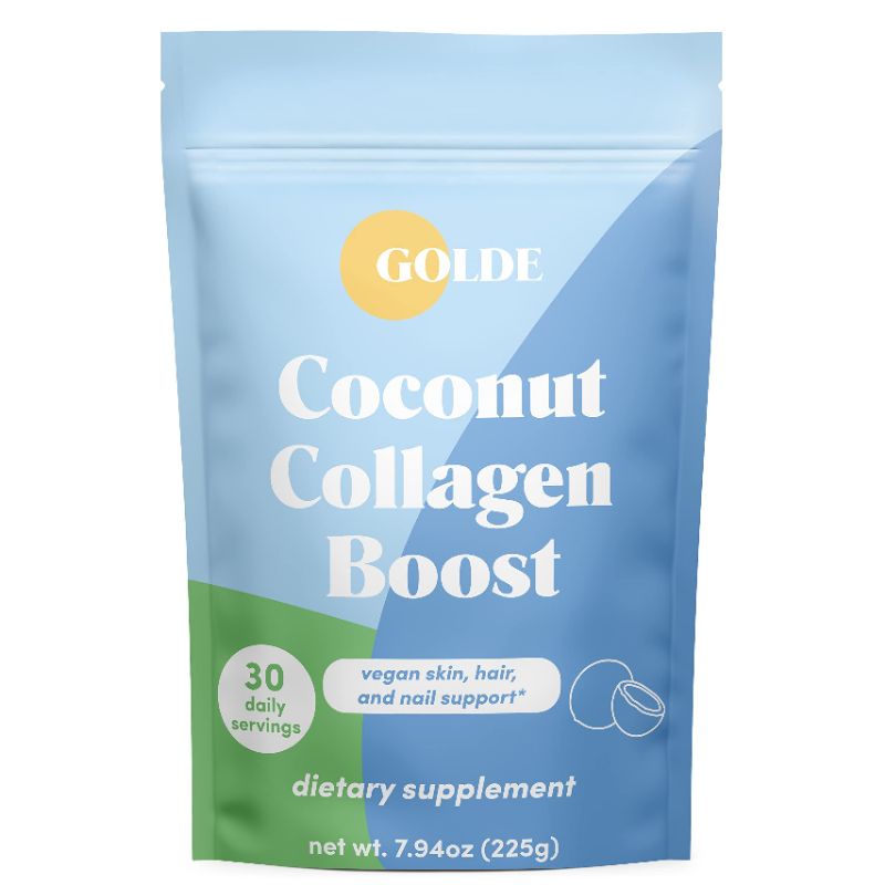 Bột Uống Coconut Collagen Booster Vegan Hyaluronic acid Tăng Sinh Collagen Tự Nhiên Giảm Nhăn, Căng Bóng