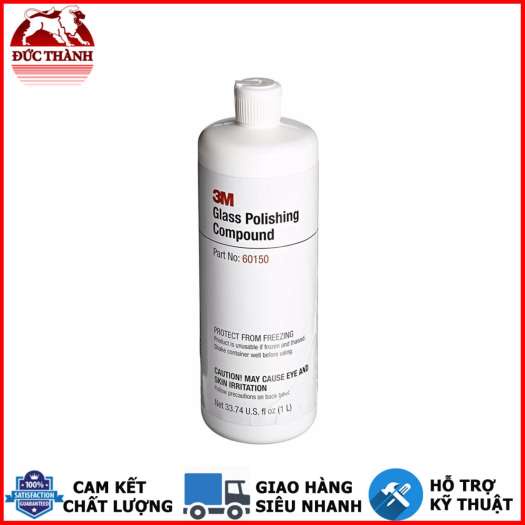 Dung dịch đánh bóng kính 3M Glass Polishing Compound 60150 1lit