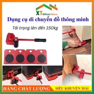 Bộ dụng cụ di chuyển đồ dùng thông minh, con lăn mini dịch chuyển đồ dùng gia đình