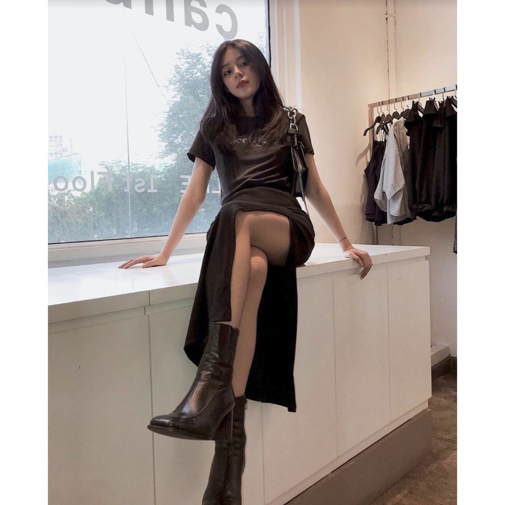 Chân váy thun xẻ tà Aspirin | BigBuy360 - bigbuy360.vn