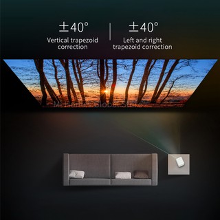 Máy chiếu mini bảo vệ mắt Wanbo T2 MAX, HD 1080P (Phiên bản quốc tế, Phiên bản kết nối WIFI)