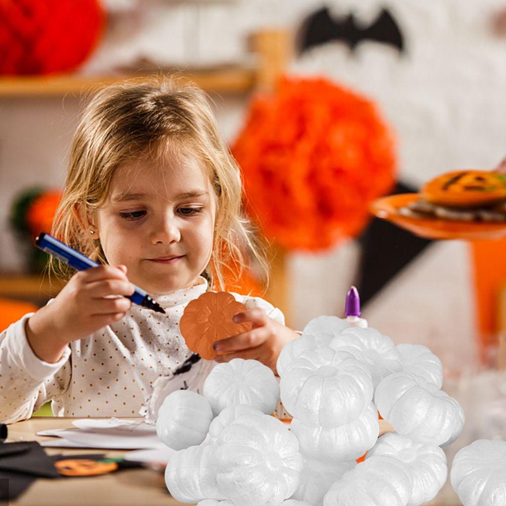 Mô Hình Bí Ngô Giả Bằng Xốp Dùng Trang Trí Halloween
