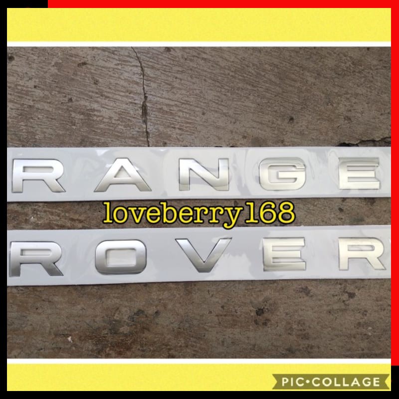 Huy Hiệu In Logo Xe Hơi Range Rover Độc Đáo