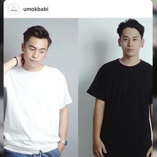 Áo phông trơn form rộng unisex
