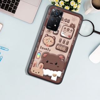 ỐP LƯNG  XIAOMI REDMI NOTE 11 4G - REDMI NOTE 11 5G - REDMI NOTE 11 PRO ,IN HÌNH GẤU BEAR DỄ THƯƠNG, BỀN ĐẸP.