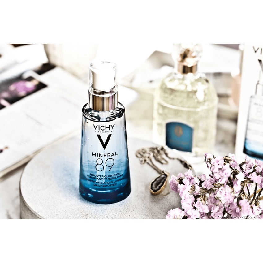 Bộ Dưỡng Chất Khoáng Cô Đặc Phục Hồi Và Nuôi Dưỡng Da Vichy Mineral 89 (50ml) + Tặng Túi ToTe Vichy Cao Cấp