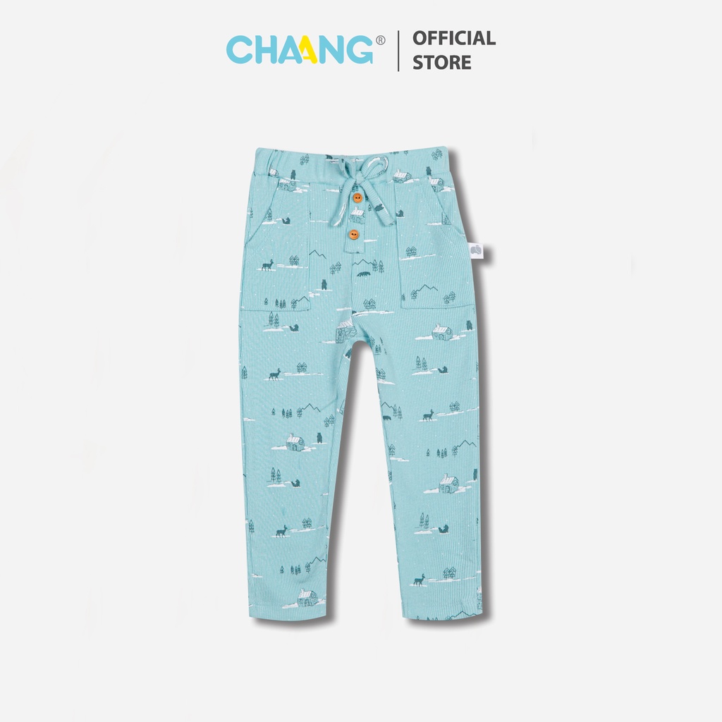 Quần Legging Snow tăm xanh CHAANG