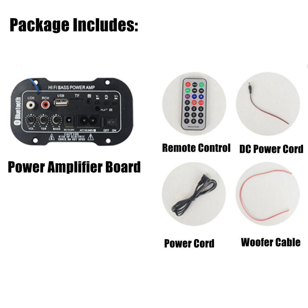 MYRONGVN Bảng Mạch Khuếch Đại Âm Thanh Bluetooth HiFi Kỹ Thuật Số Công Suất Cao 5 Inch