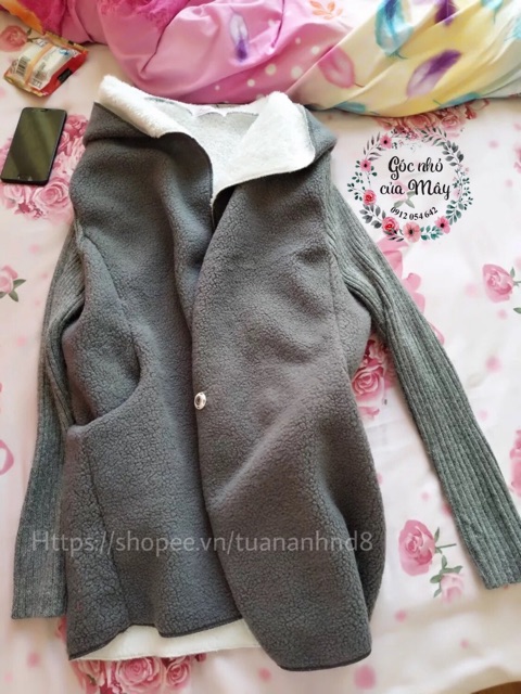 (HÀNG ORDER) Áo khoác len pha lông GNCM | BigBuy360 - bigbuy360.vn