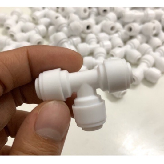 Cút chữ T Chia Nước 3 Đầu Nối Nhanh dây 6mm