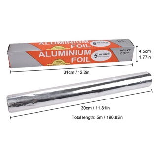 Cuộn giấy bạc bọc thức ăn tiện dụng 30cm x 5m